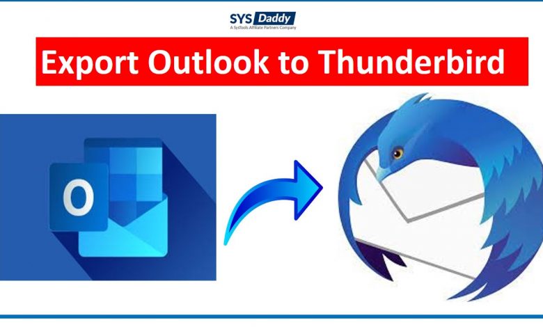 Export Outlook to Thunderbird