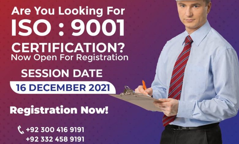 ISO 9001 Course in Pakistan